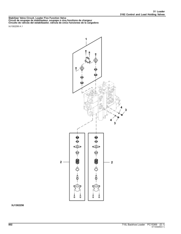 John Deere 710L Backhoe Loaders (SN 1T0710LX_ _F390996-) Parts Catalog Manual – PC15369 Workshop Guide