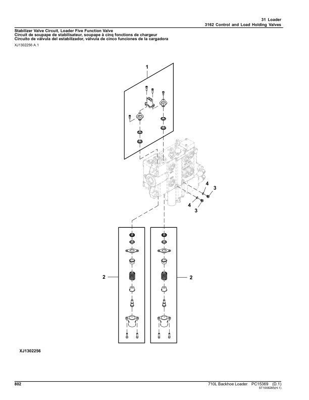 John Deere 710L Backhoe Loaders (SN 1T0710LX_ _F390996-) Parts Catalog Manual – PC15369 Workshop Guide