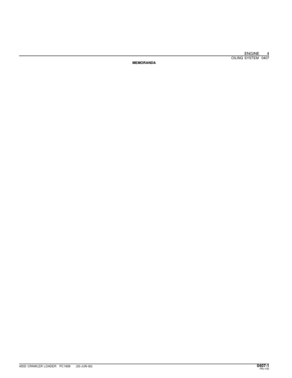 John Deere 455D Crawlers Parts Catalog Manual – PC1909 Workshop Guide