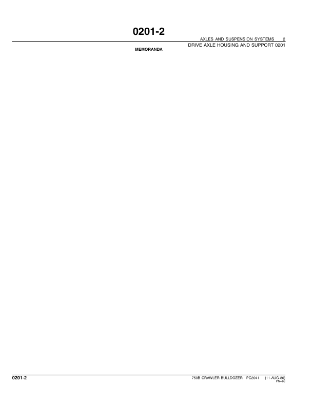 John Deere 750B Crawlers Parts Catalog Manual – PC2041 Workshop Guide
