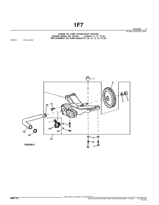 John Deere 790D Excavator and 793D Feller Buncher Parts Catalog Manual – PC2167 Workshop Guide