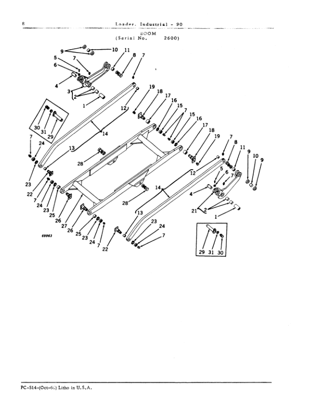 John Deere 90 Attachments (John Deere 420 Crawler Tractor) Parts Catalog Manual – PC514 Workshop Guide