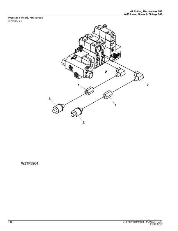 John Deere 745 Harvesting Heads Parts Catalog Manual – PC9272 Workshop Guide
