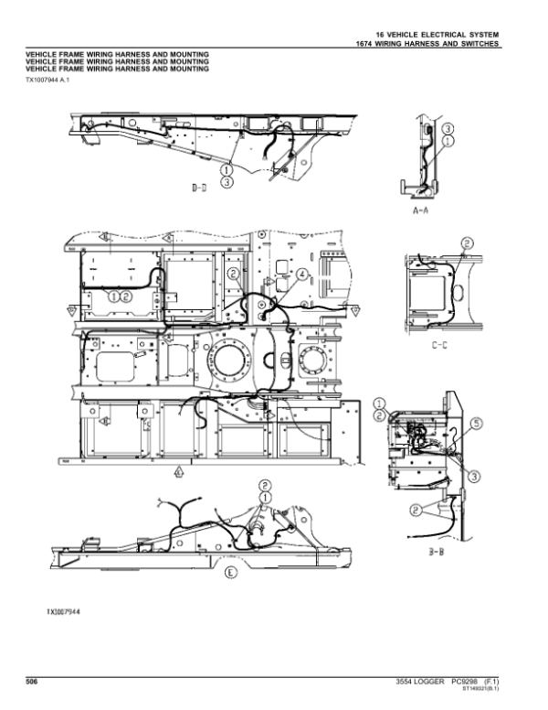 John Deere 3554 Loggers Parts Catalog Manual – PC9298 Workshop Guide