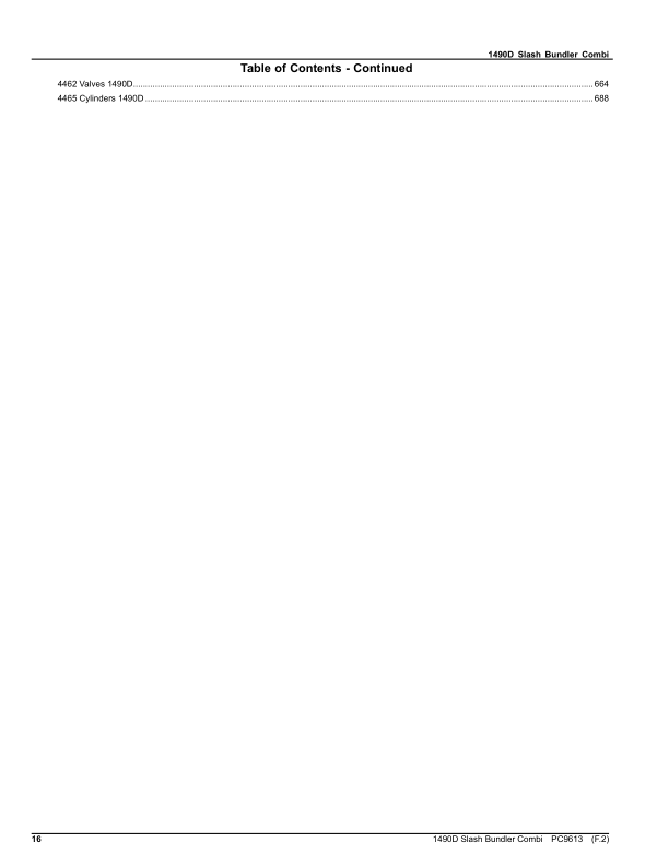 John Deere 1490D T3 Forwarders (SN 002051-) Parts Catalog Manual – PC9613 Workshop Guide