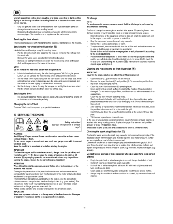 John Deere 52-PRO S K A PLUS (SA312120), PRO 52SV (SA317120) Lawn Mowers (MY2019-MY2020) Operator’s Manual (SAU16210) Workshop Guide