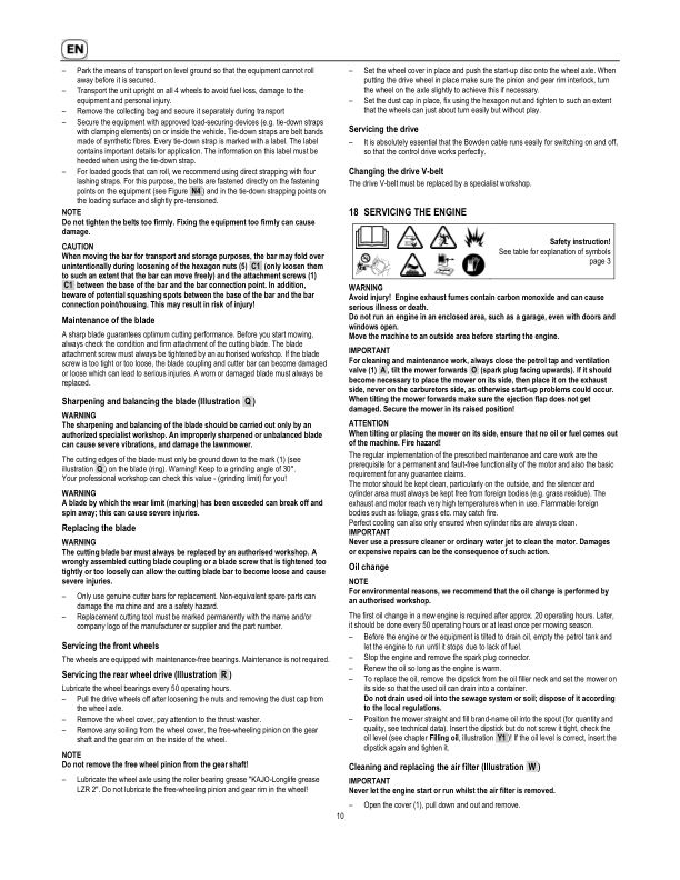 John Deere 54-PRO K VARIO PLUS (SA322920), PRO 54V (SA327920) Lawn Mowers (MY2019-MY2020) Operator’s Manual (SAU16212) Workshop Guide