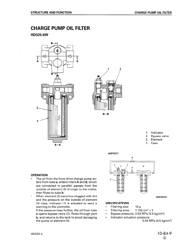 Komatsu HD325-6, HD325-6W, HD405-6, HD465-5, HD605-5, HD785-5 Dump Truck Repair Manual Workshop Guide