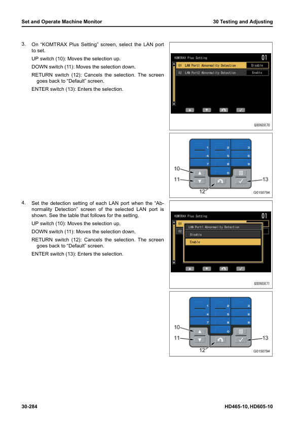 Komatsu HD465-10, HD605-10 Dump Truck Service Repair Manual Workshop Guide