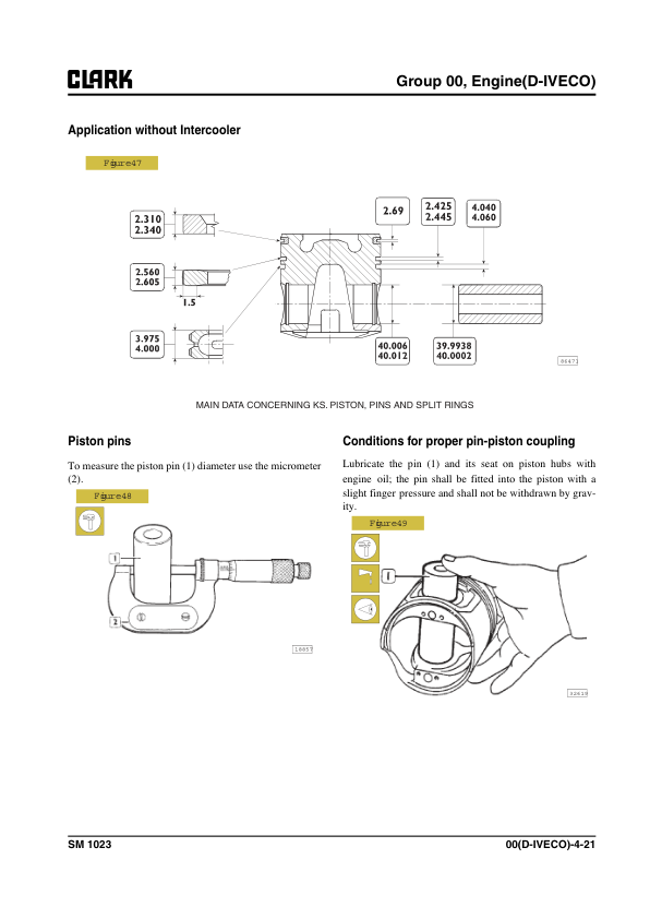 Clark C60D, C70D, C75D, C80D, C60L, C70L, C75L Forklift Service Repair Manual (IVECO Tier 3, DEUTZ Tier 4, GM V6 4.3L) Workshop Guide