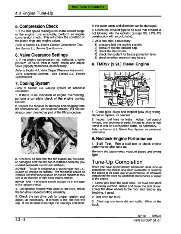 Clark DCS17, DCS20, DSC22, DCS25, DCS27, DCS30 Forklift Repair Manual Workshop Guide