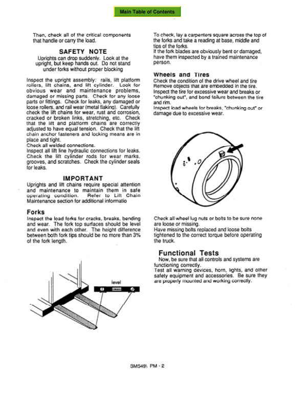 Clark OP7 Order Picker Service Repair Manual Workshop Guide