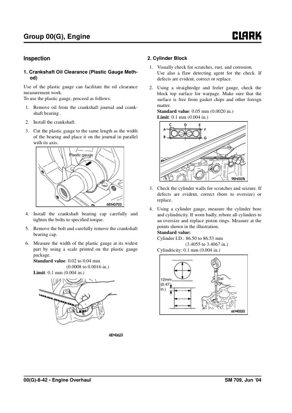 Clark C15D, C18D, C30D, C33D , C35D Forklift Service Repair Manual (4TNV94L & 4TNE94-SFW Diesel) Workshop Guide