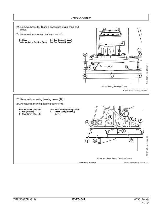 John Deere 435C Log Loader Repair Technical Manual – (TM2295) Workshop Guide