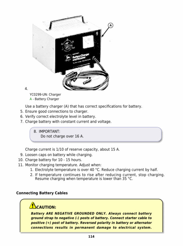 John Deere 4LZ-9 (C120) Combines Technical Repair Manual (SN. before 019999 – TM703019) Workshop Guide