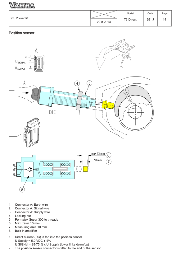Valtra T153D, T163eD, T183D, T203D Tractors Repair Manual
