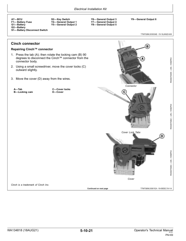 John Deere TIMBERRITE X-20 Felling Heads Operator’s Manuals (WA134818) Workshop Guide