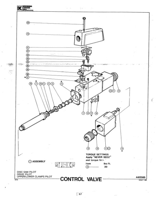 Koehring K2FF Forwarders (SN 40301 and Up) Parts Catalog Manual – WC2141594 Workshop Guide
