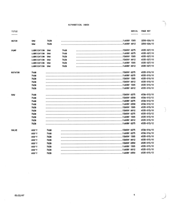 John Deere 746B, 762B Harvesting Heads Parts Catalog Manual – WC701209800 Workshop Guide