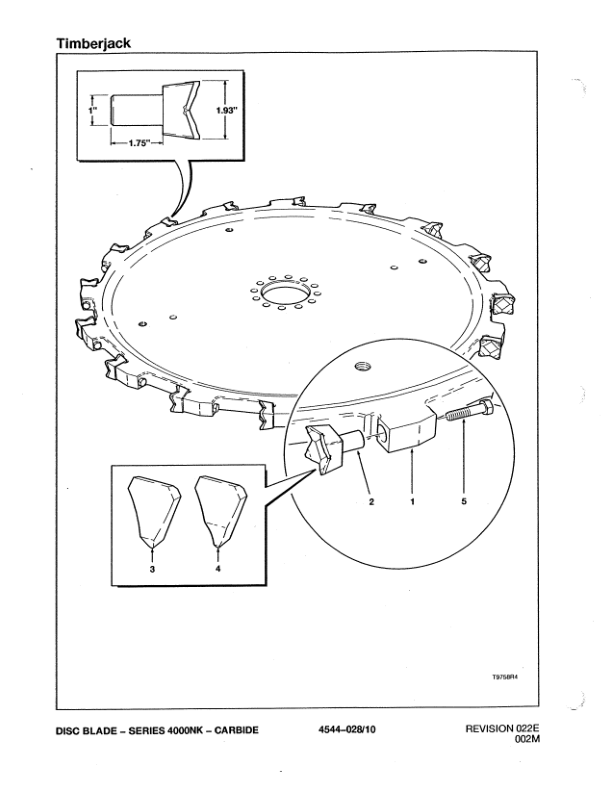 Koehring 18 Inch (Valmet) Felling Heads (SN 68110 – 970775) Parts Catalog Manual Workshop Guide