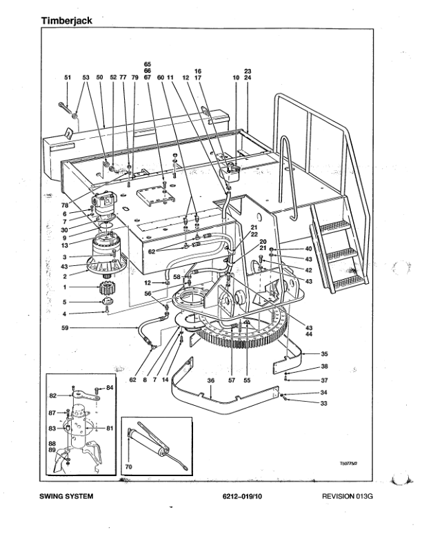 Timberjack 330, 430 Knuckleboom Loader (SN CE1115-) Parts Catalog Manual Workshop Guide