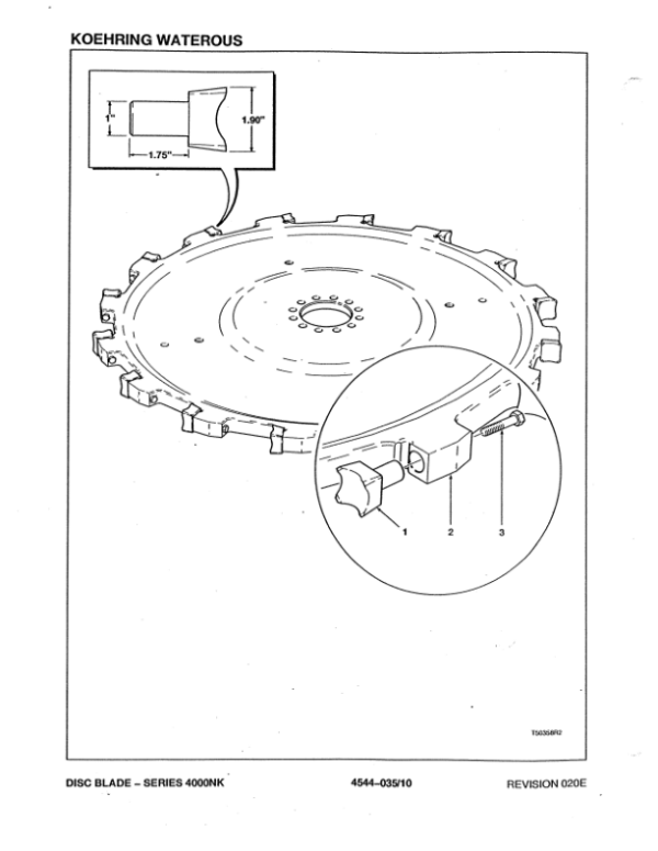 Koehring 20 Inch (Prentice 630) Felling Heads (SN 64150-970775) Parts Catalog Manual – WC701555600 Workshop Guide