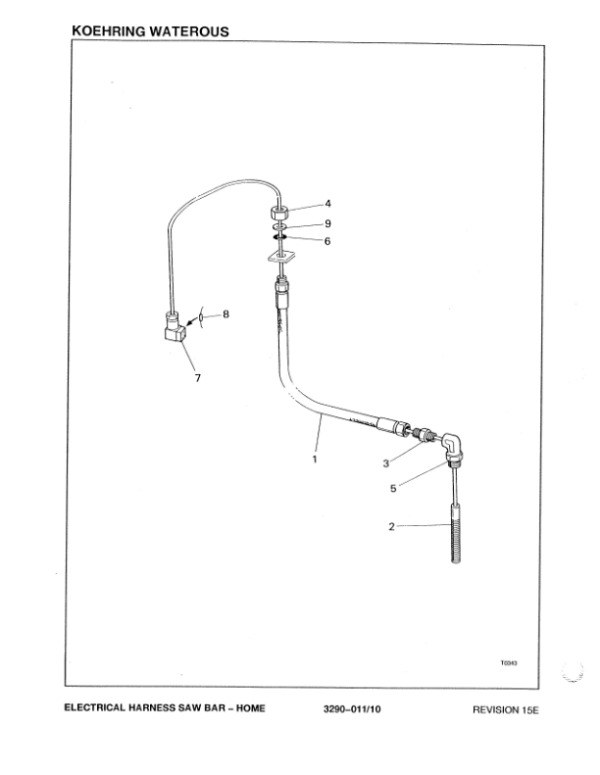 Koehring Waterous 762B Harvesting Heads (SN 762B0331–762B0508) Parts Catalog Manual Workshop Guide