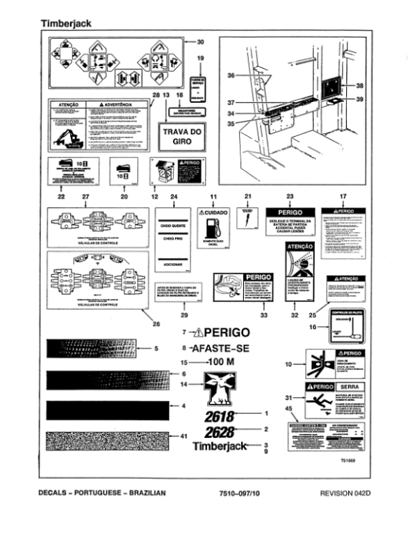John Deere 2618, 2628 Tracked Feller Bunchers (SN 997416- ) Parts Catalog Manual – WCF291072 Workshop Guide