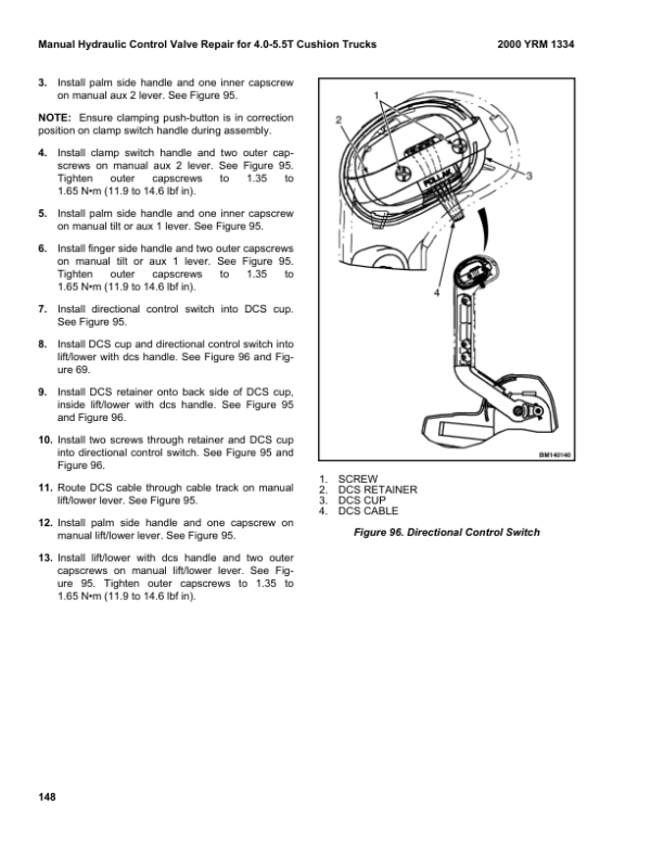 Yale ERC22VG, ERC25VG, ERC30VG, ERC32VG, ERC35VG Forklift A968 Service Repair Manual Workshop Guide