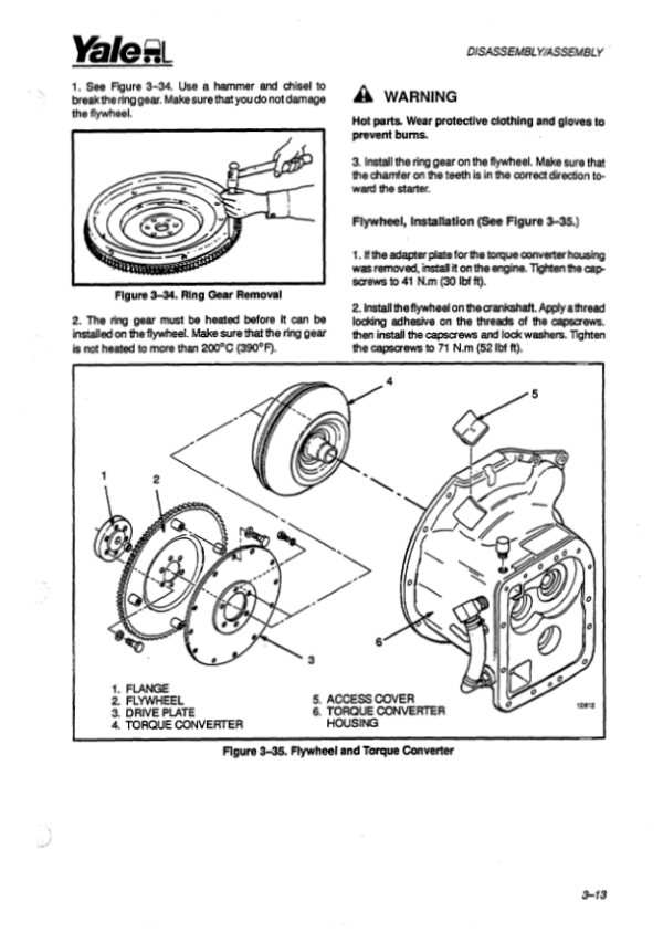 Yale GDP16AF, GLP16AF, GLP16BF, GDP20AF, GLP20AF Forklift A810 Service Repair Manual Workshop Guide