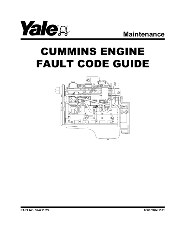 Yale GDP300EB, GDP330EB, GDPG360EB, GLP300EB, GLP330EB, GLPG360EB Forklift D877 Series Repair Manual Workshop Guide