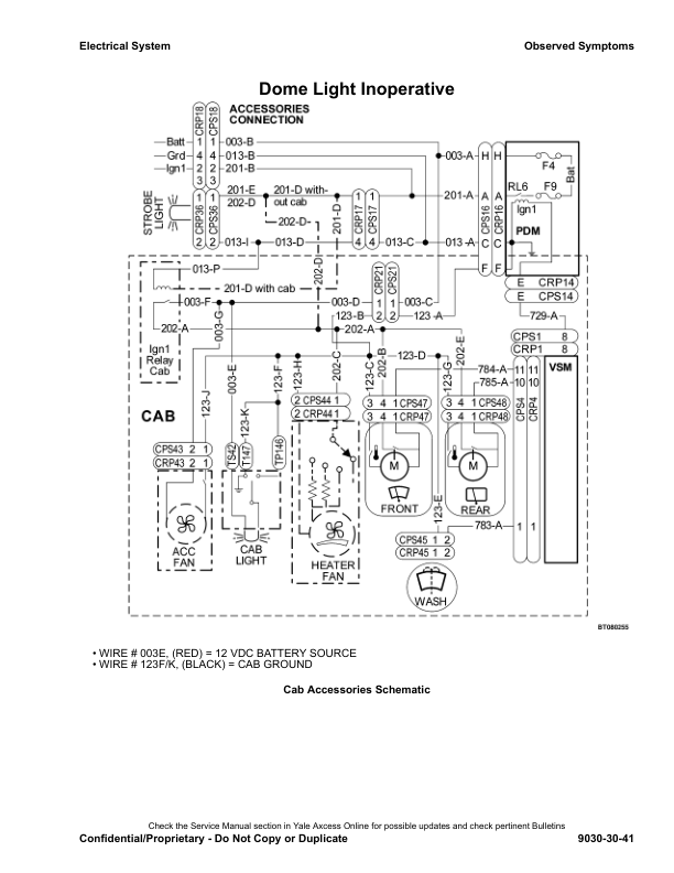 Yale GP080VX, GP090VX, GP100VX, GP110VX, GP120VX Forklift G813 Series Repair Manual Workshop Guide