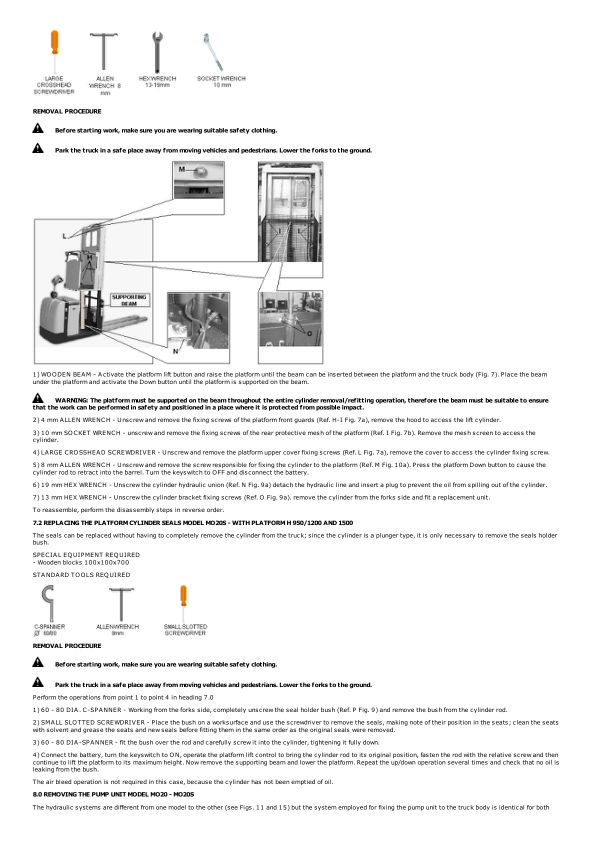 Yale MO20S Order Picker C858 Service Repair Manual Workshop Guide