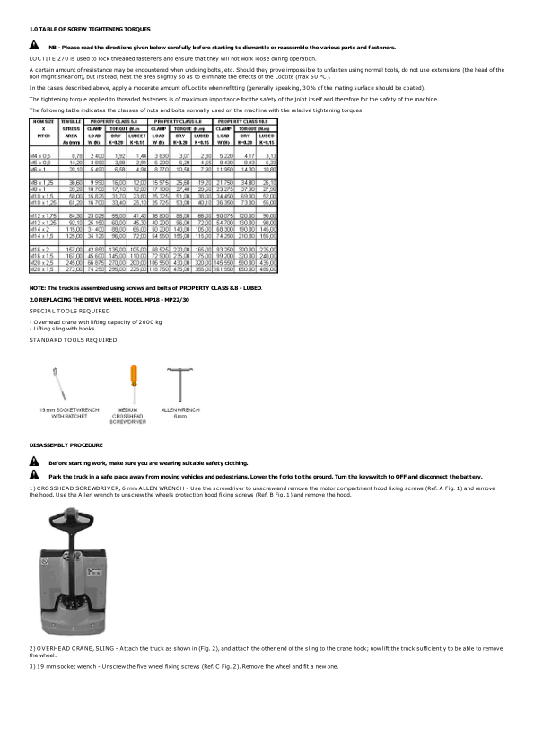 Yale MP18 Pallet Truck B841 Service Repair Manual Workshop Guide