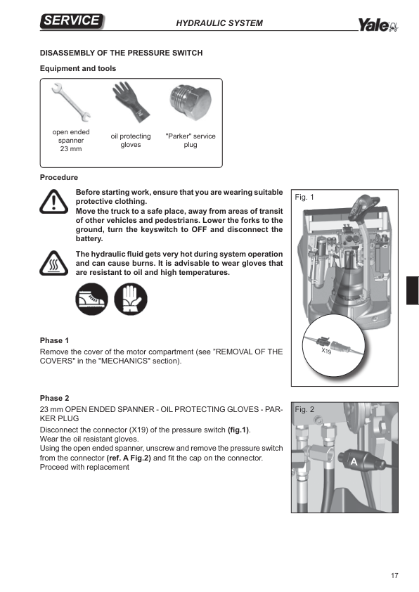 Yale MP20DL Pallet Truck A473 Service Repair Manual Workshop Guide
