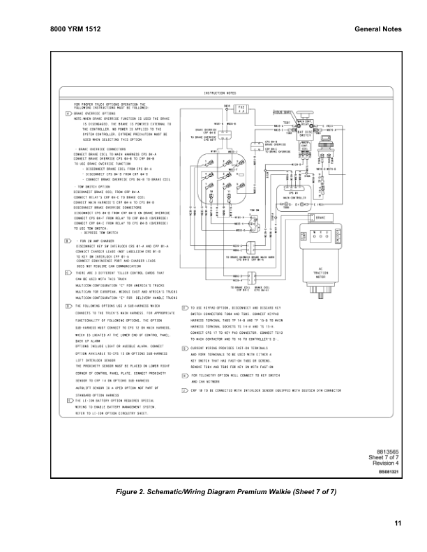 Yale MPB045VG Pallet Truck A245 Series Repair Manual Workshop Guide
