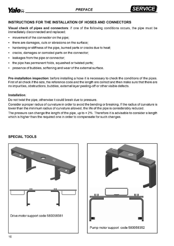Yale MTC10, MTC13, MTC13LWB Order Picker B868 Service Repair Manual Workshop Guide