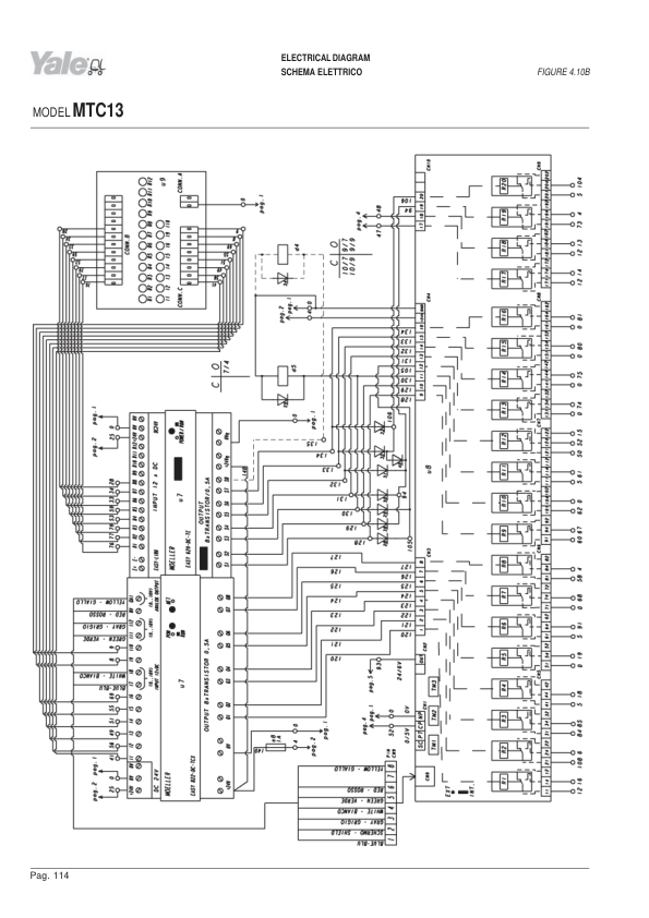 Yale NTA040SA Forklift A873 Service Repair Manual Workshop Guide